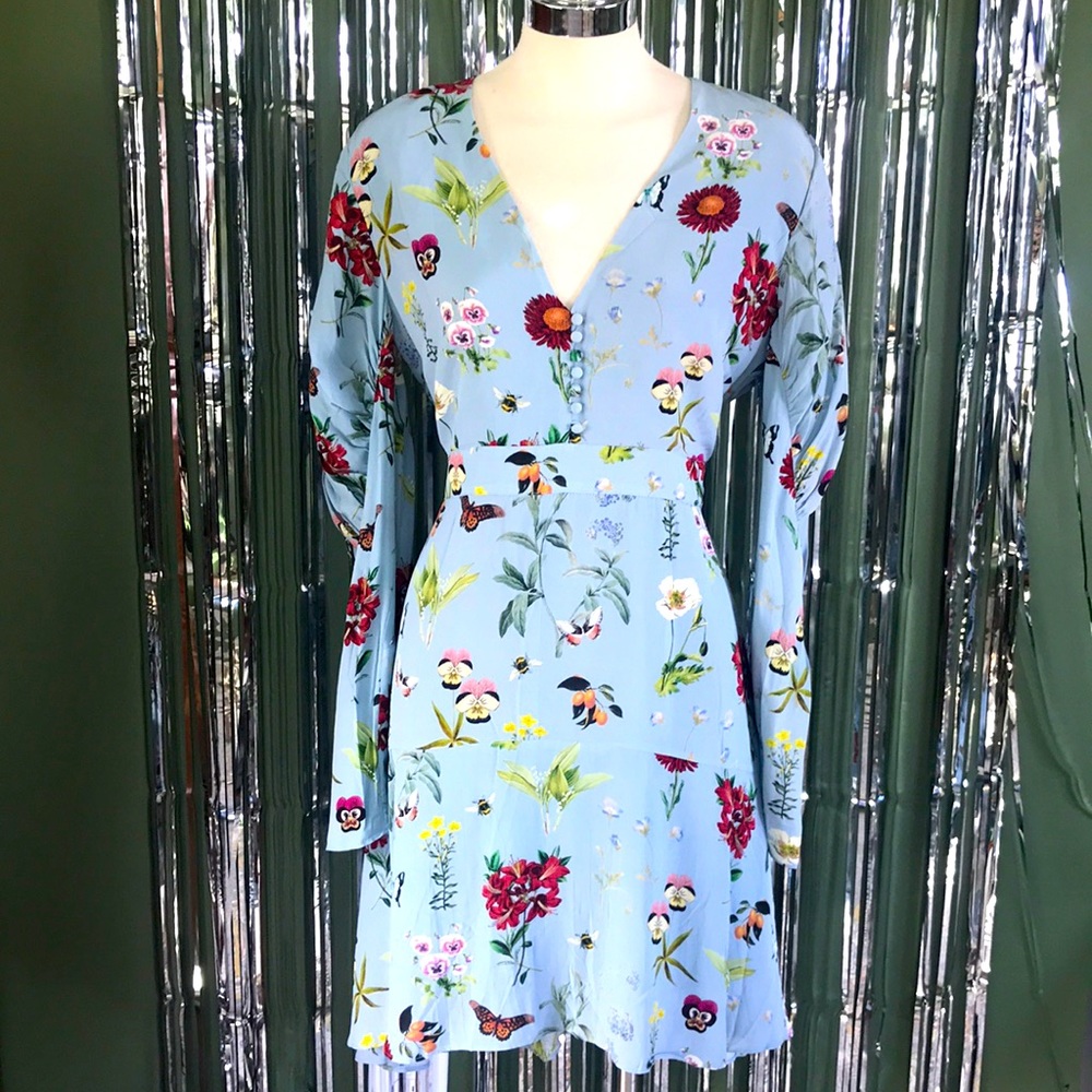 🦋 JOIE Pure Silk Tamarice Dress Size 8 in Robin’s Egg Color 🦋